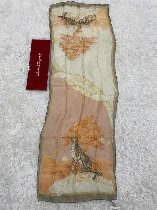 Ferragamo Orange Scarves A-18065