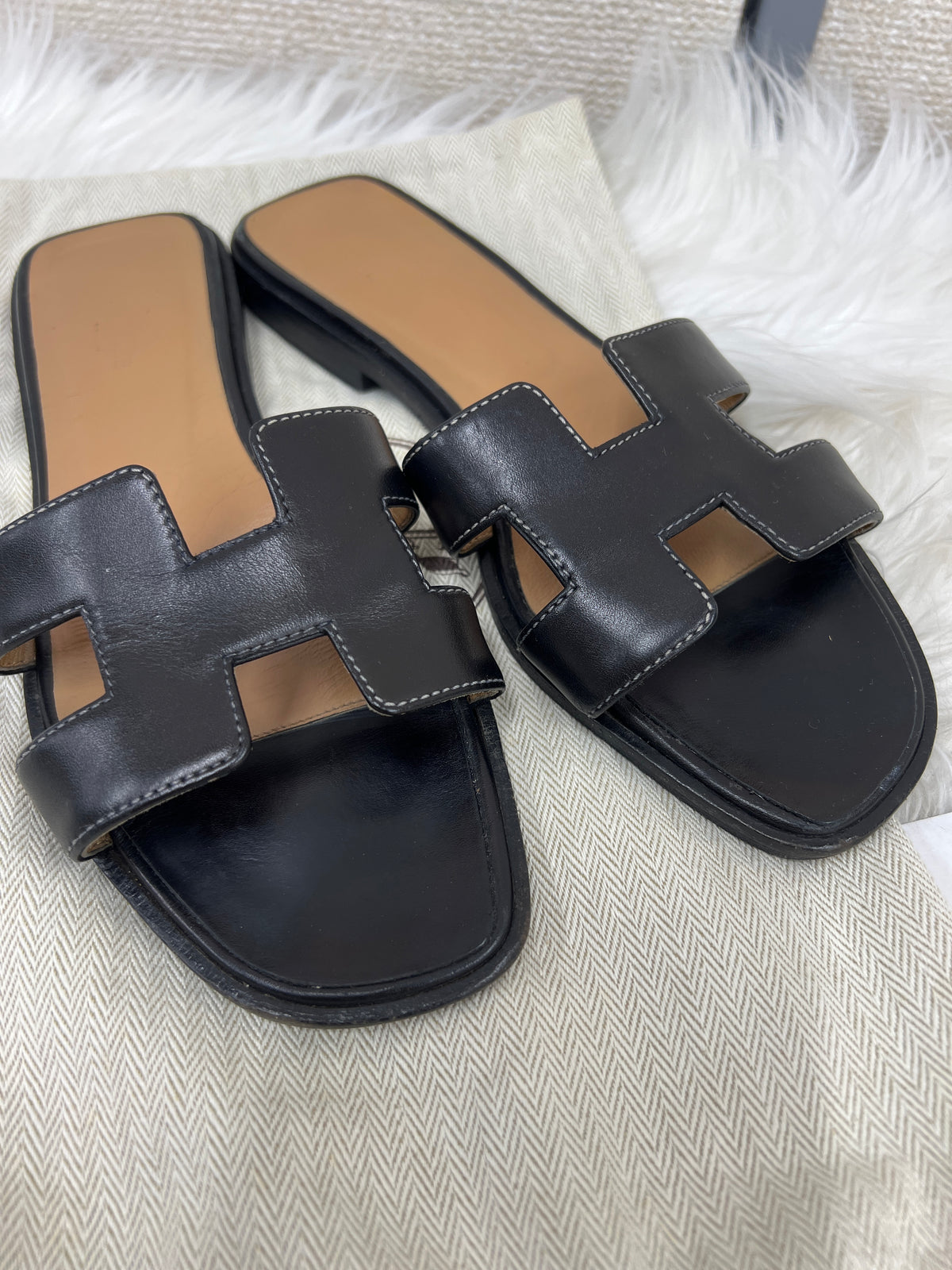 Hermes Black Shoes A-18084