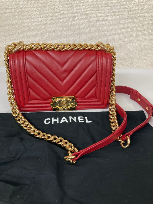 Chanel Red Shoulder Bags A-18093