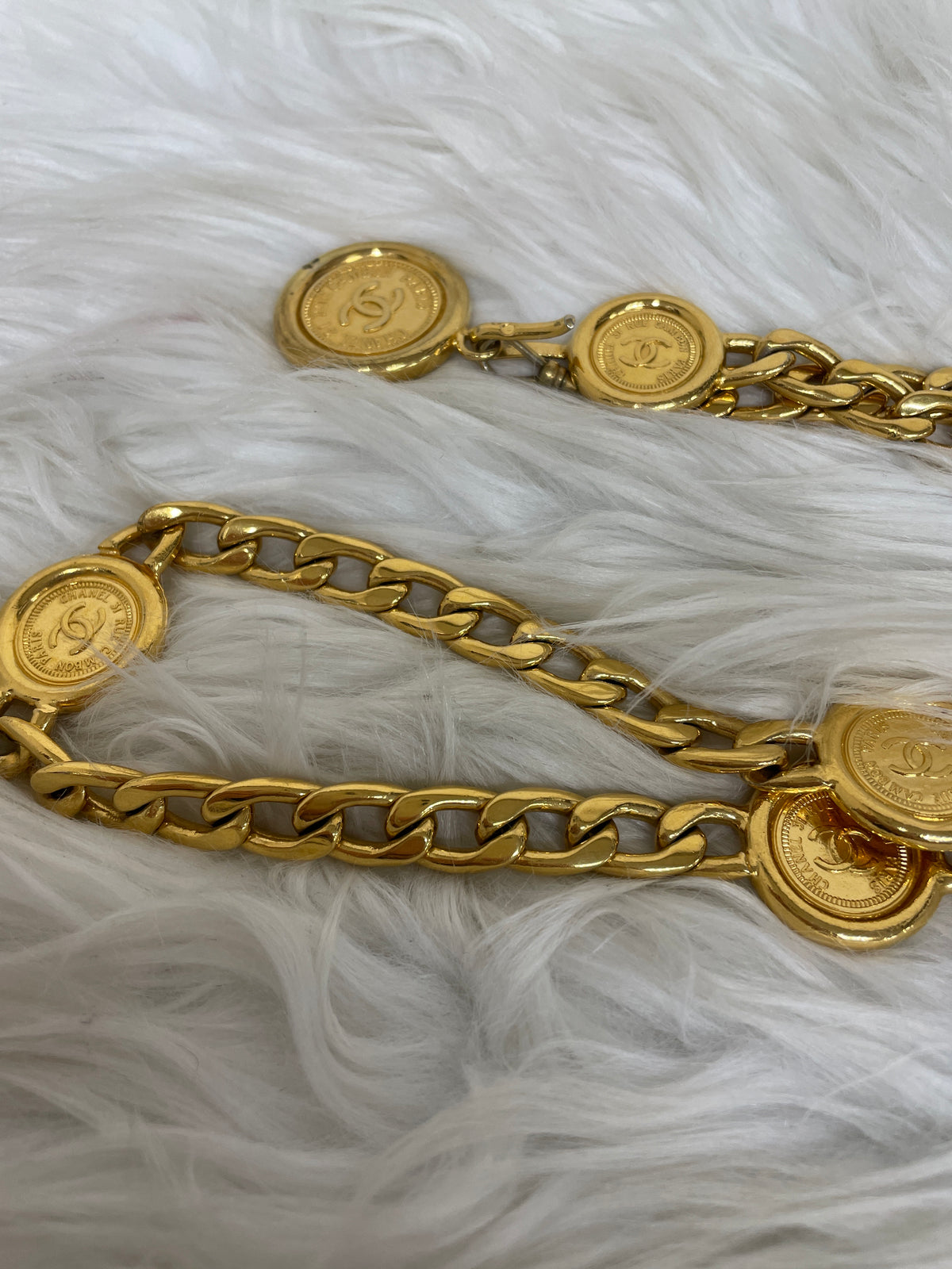 Chanel Gold Belts A-18104
