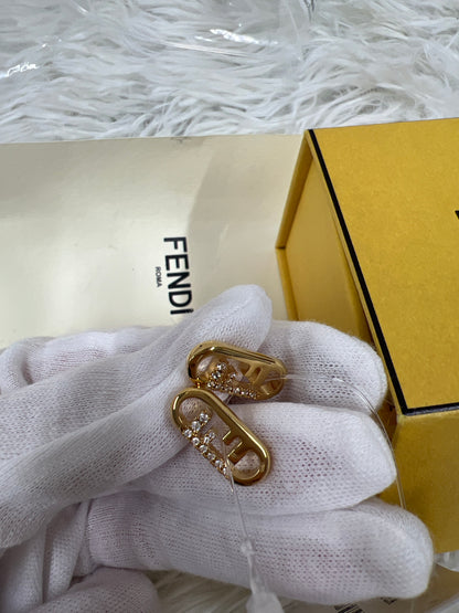 Fendi Gold Earrings A-18170