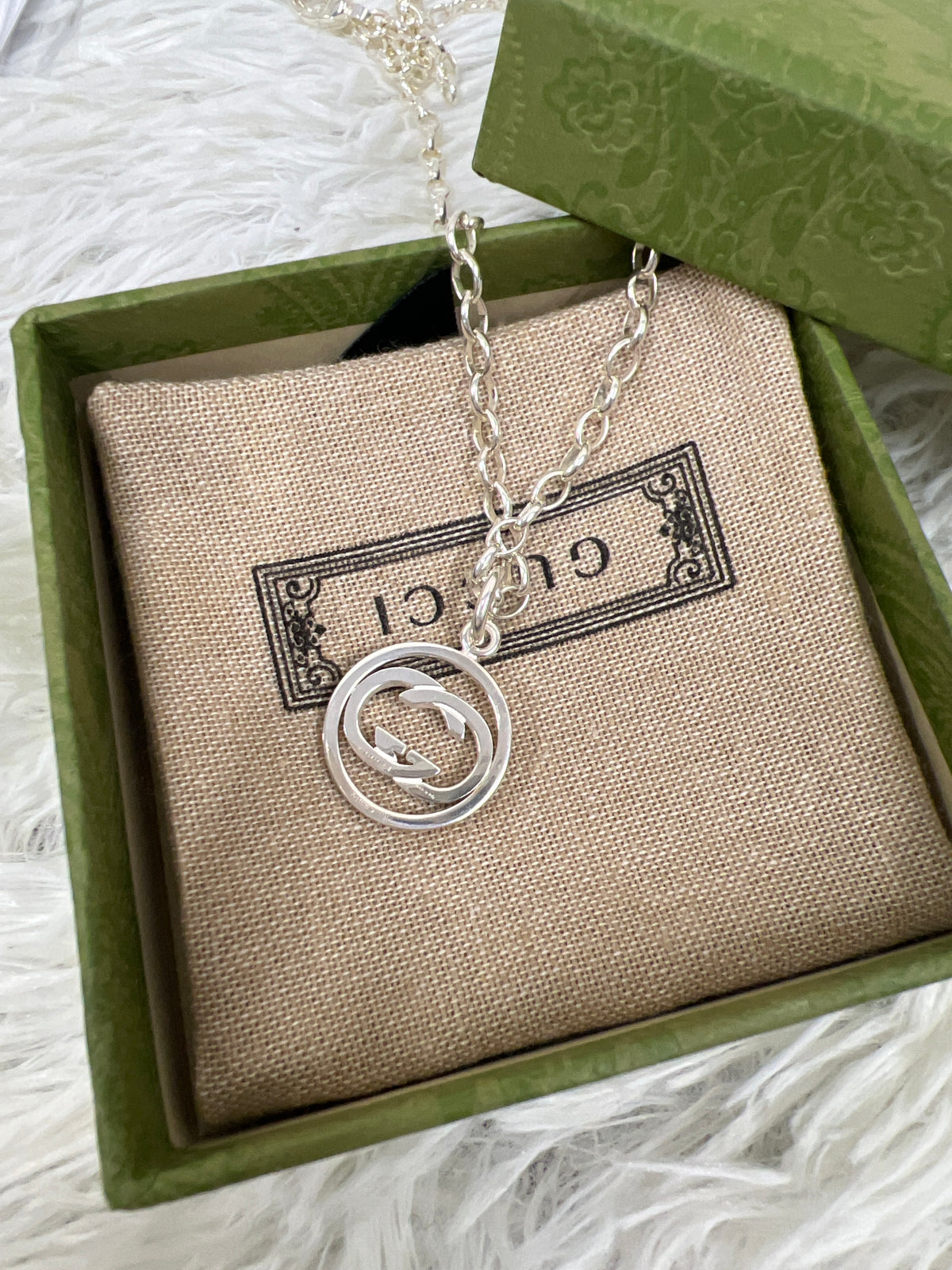 Gucci Silver Necklaces A-18175