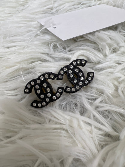 Chanel Black Earrings A-18177