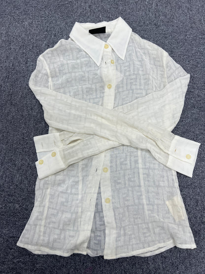 Fendi White Apparel A-18197