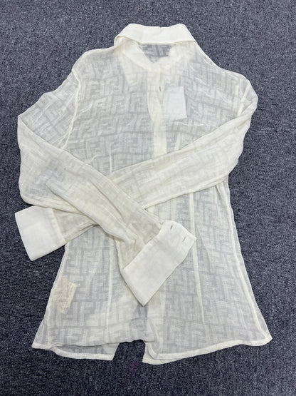 Fendi White Apparel A-18197