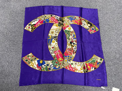 Chanel Purple Scarves A-18206