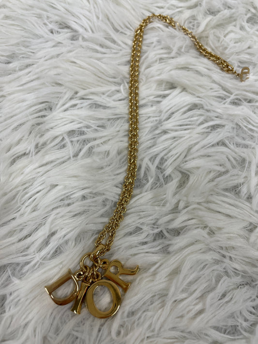 Dior Gold Necklaces A-18213
