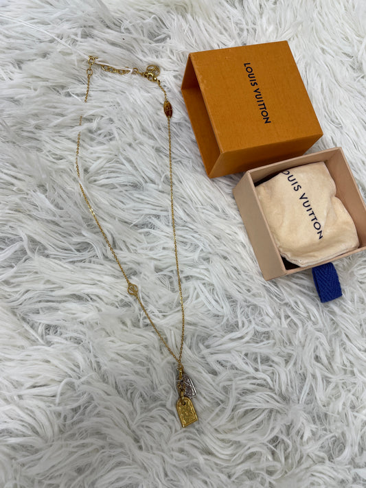 Louis Vuitton Silver Necklaces A-18220