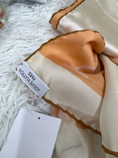 Louis Vuitton Orange Scarves A-18232