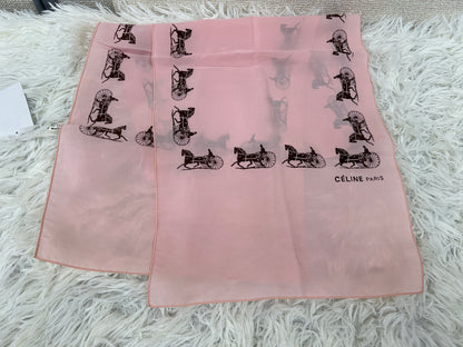 Celine Pink Scarves A-18235