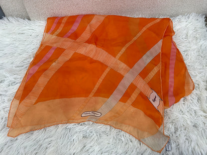 Ferragamo Orange Scarves A-18236