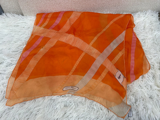 Ferragamo Orange Scarves A-18236