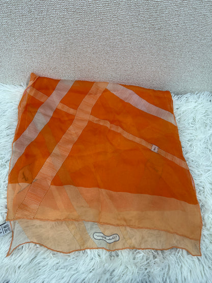 Ferragamo Orange Scarves A-18236