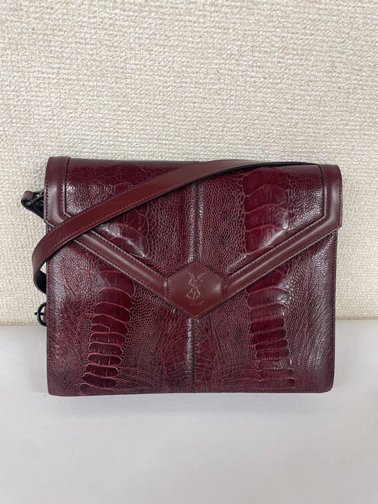 Saint Laurent Bordeaux Shoulder Bags A-18260