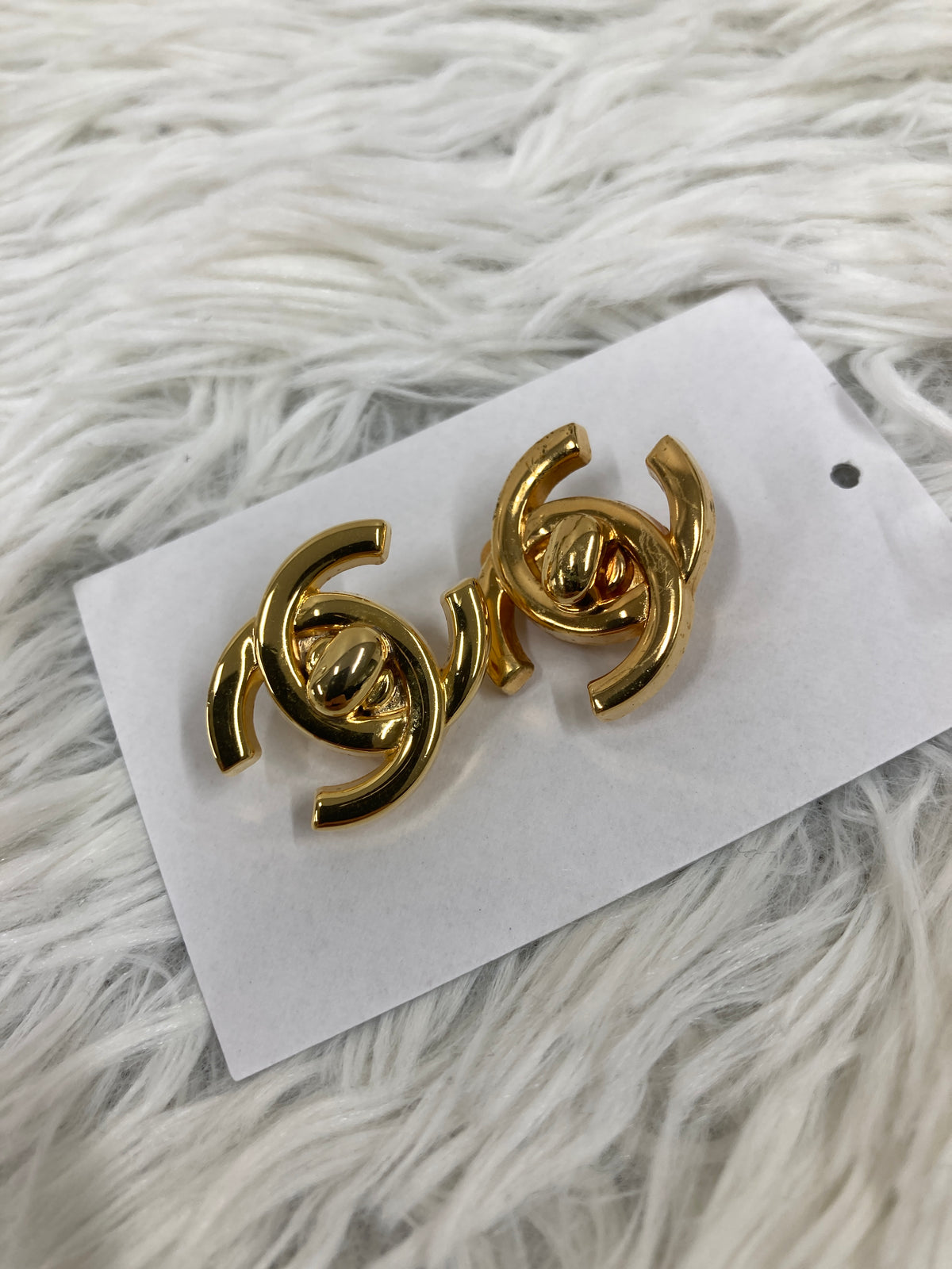 Chanel Gold Earrings A-18263