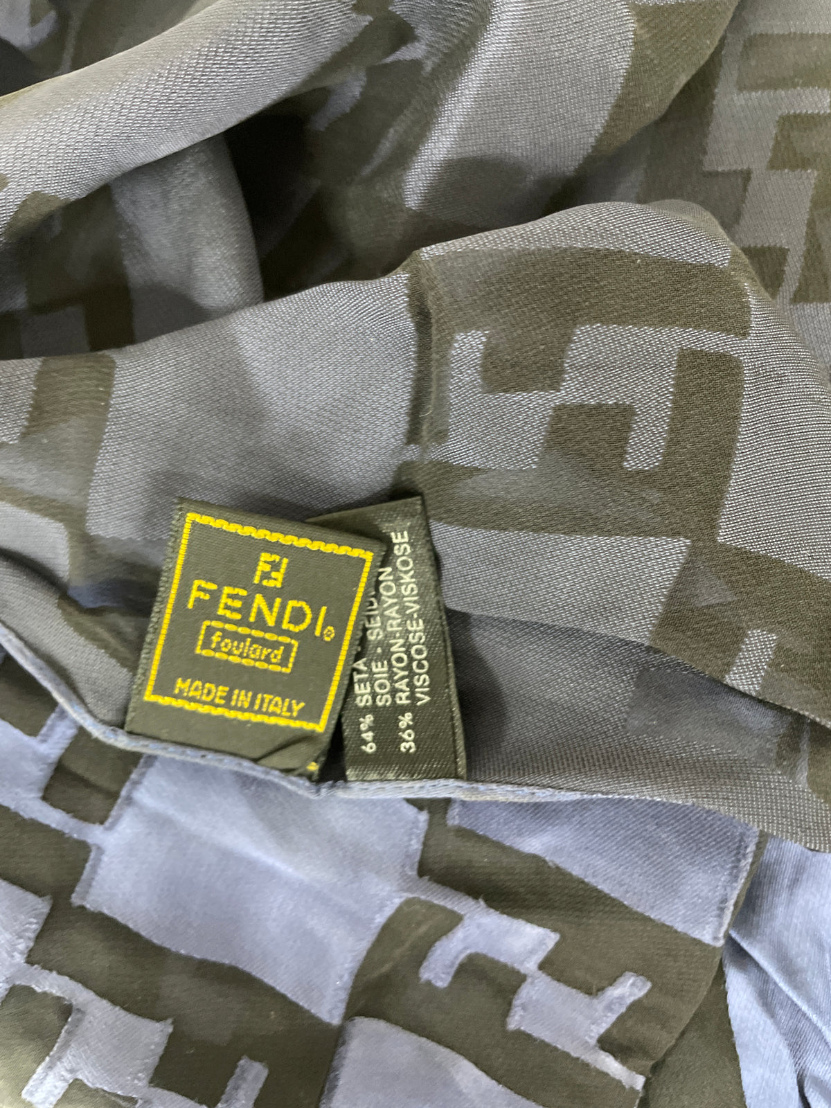 Fendi Navy Scarves A-18273