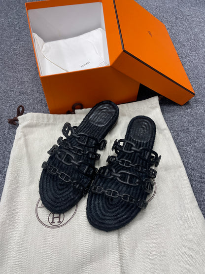 Hermes Black Shoes A-18280
