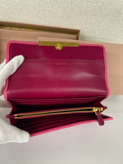 Miu Miu Pink Wallets A-18317