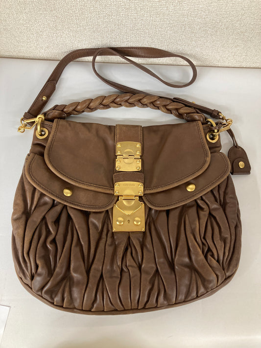 Miu Miu Brown Shoulder Bags A-18342