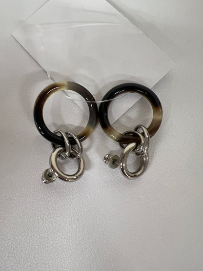 Hermes Brown Earrings A-18357
