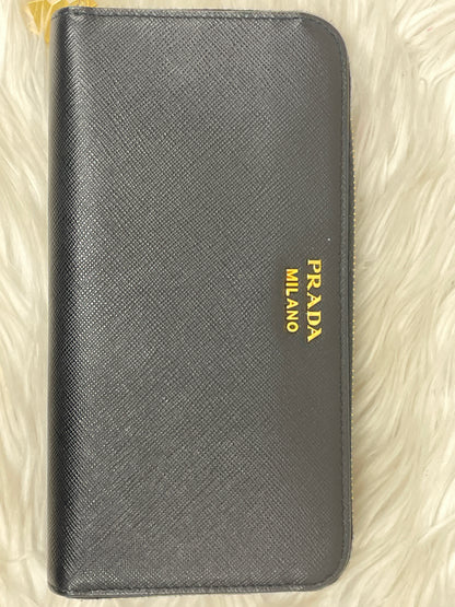 Prada Black Wallets A-18377