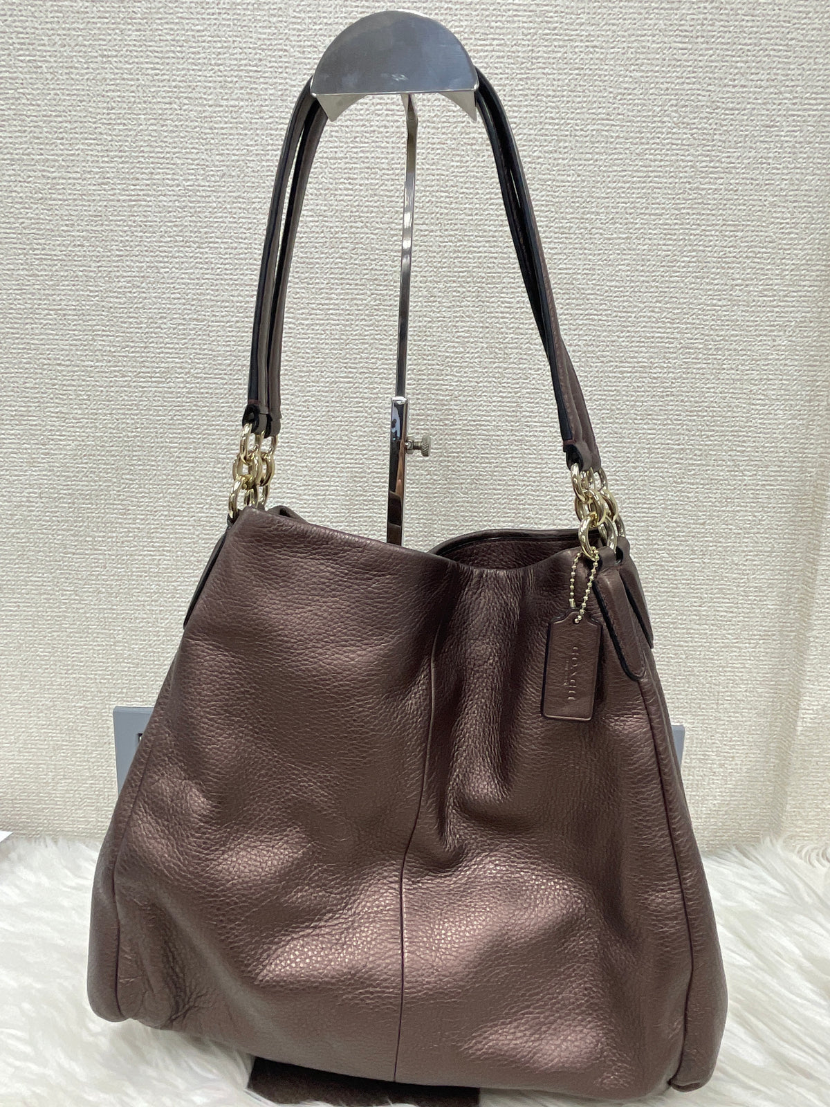 Coach Brown Handle Bags A-18411
