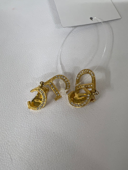 Dior Gold Earrings A-18434