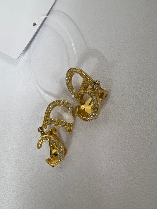 Dior Gold Earrings A-18434