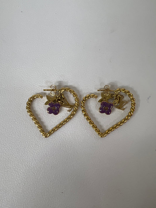 Louis Vuitton Gold Earrings A-18449
