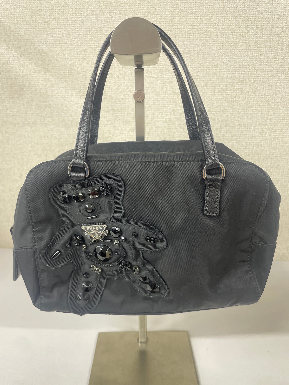 Prada Black Handle Bags A-18469