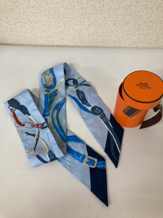 Hermes Navy Scarves A-18507