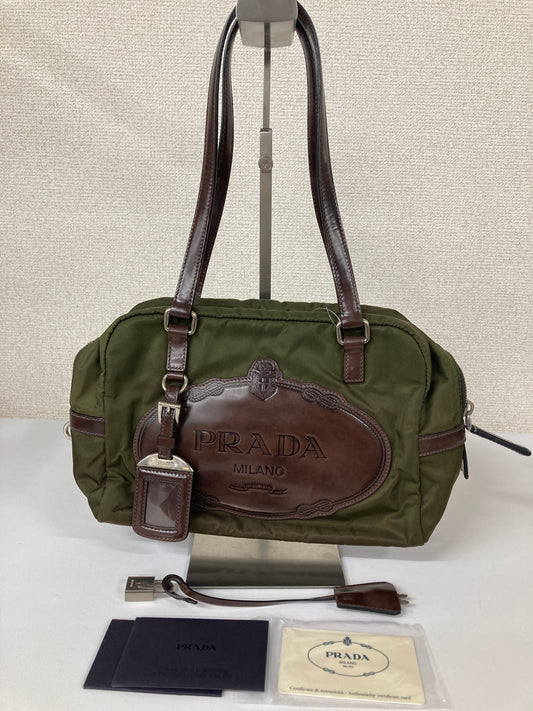 Prada Green Travel Bags A-18521