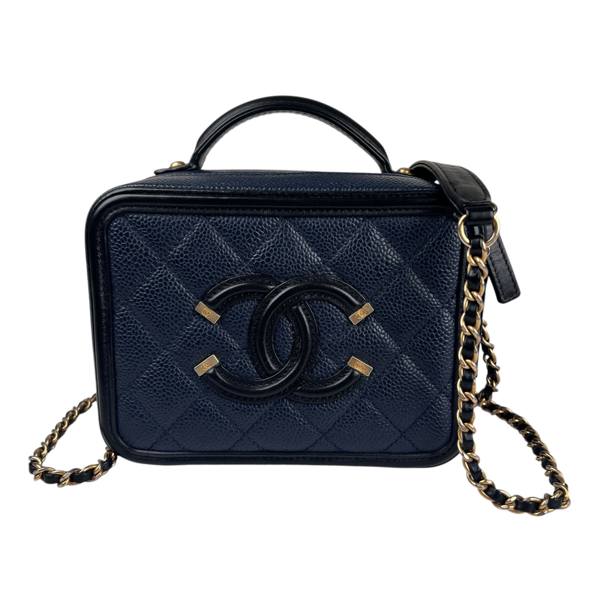 Chanel Navy Shoulder Bags A-18526
