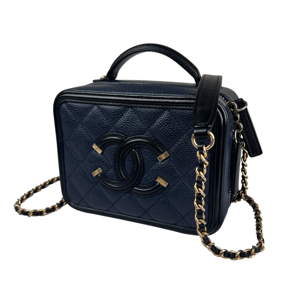 Chanel Navy Shoulder Bags A-18526