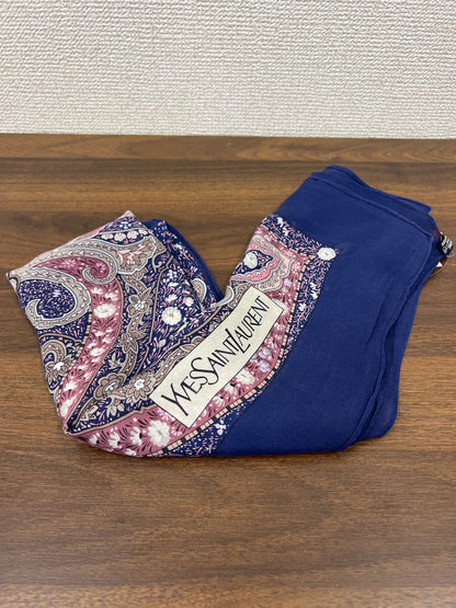 Saint Laurent Blue Scarves A-18537