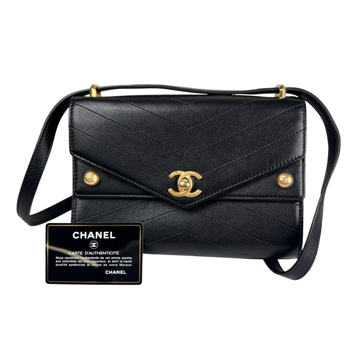Chanel Black Shoulder Bags A-18575