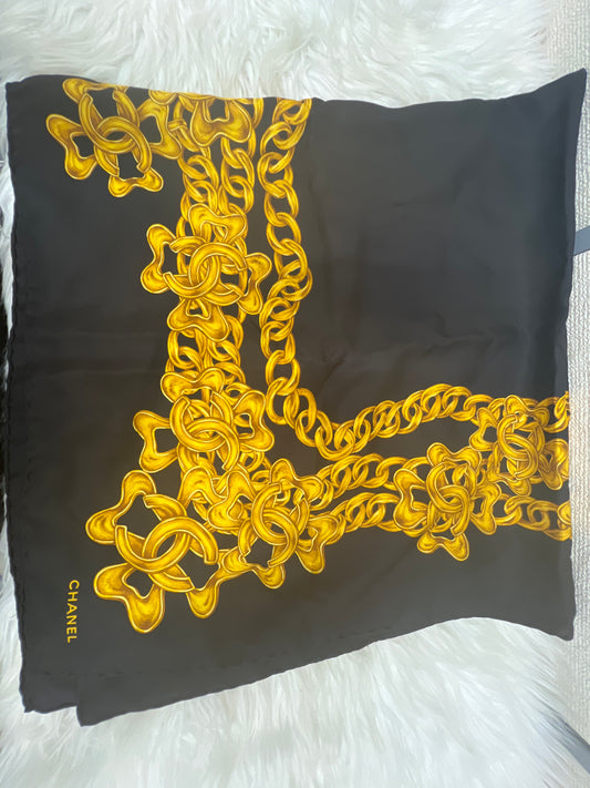 Chanel Navy Scarves A-18628
