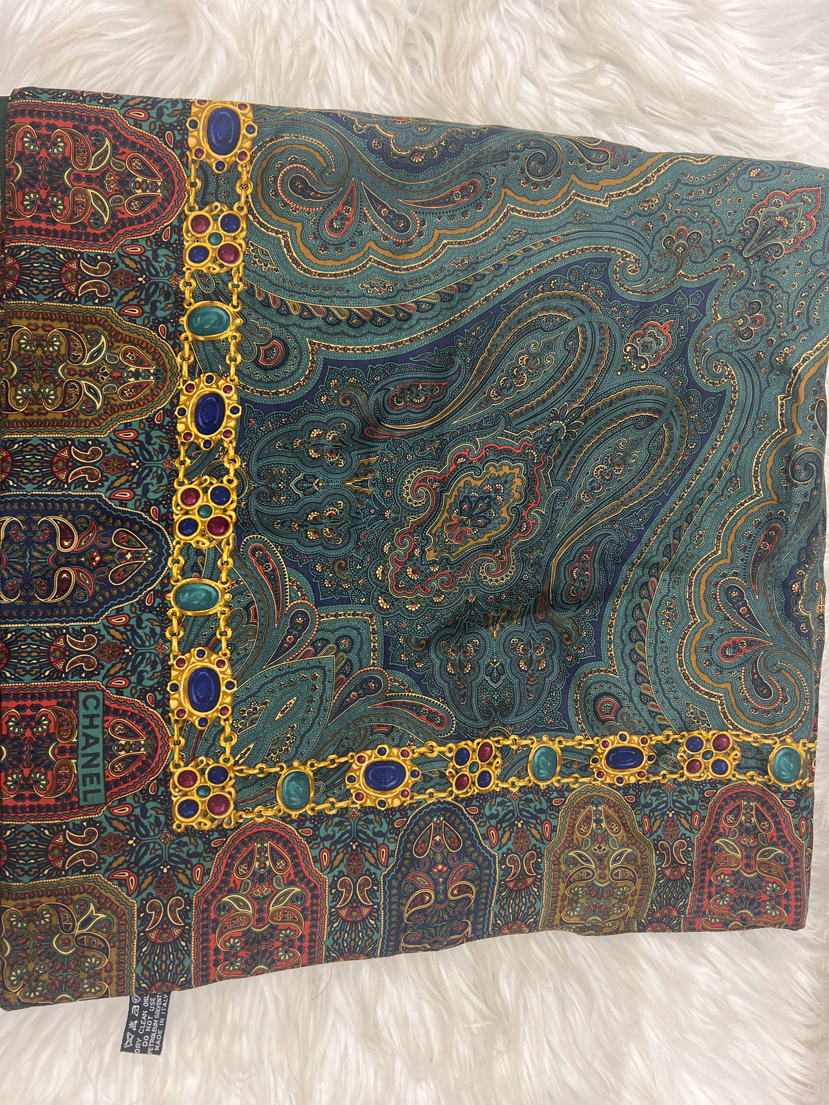 Chanel Green Scarves A-18631