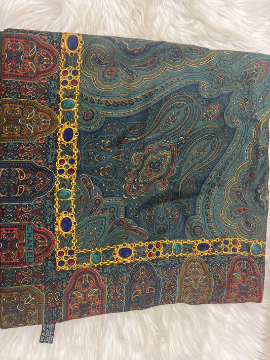 Chanel Green Scarves A-18631