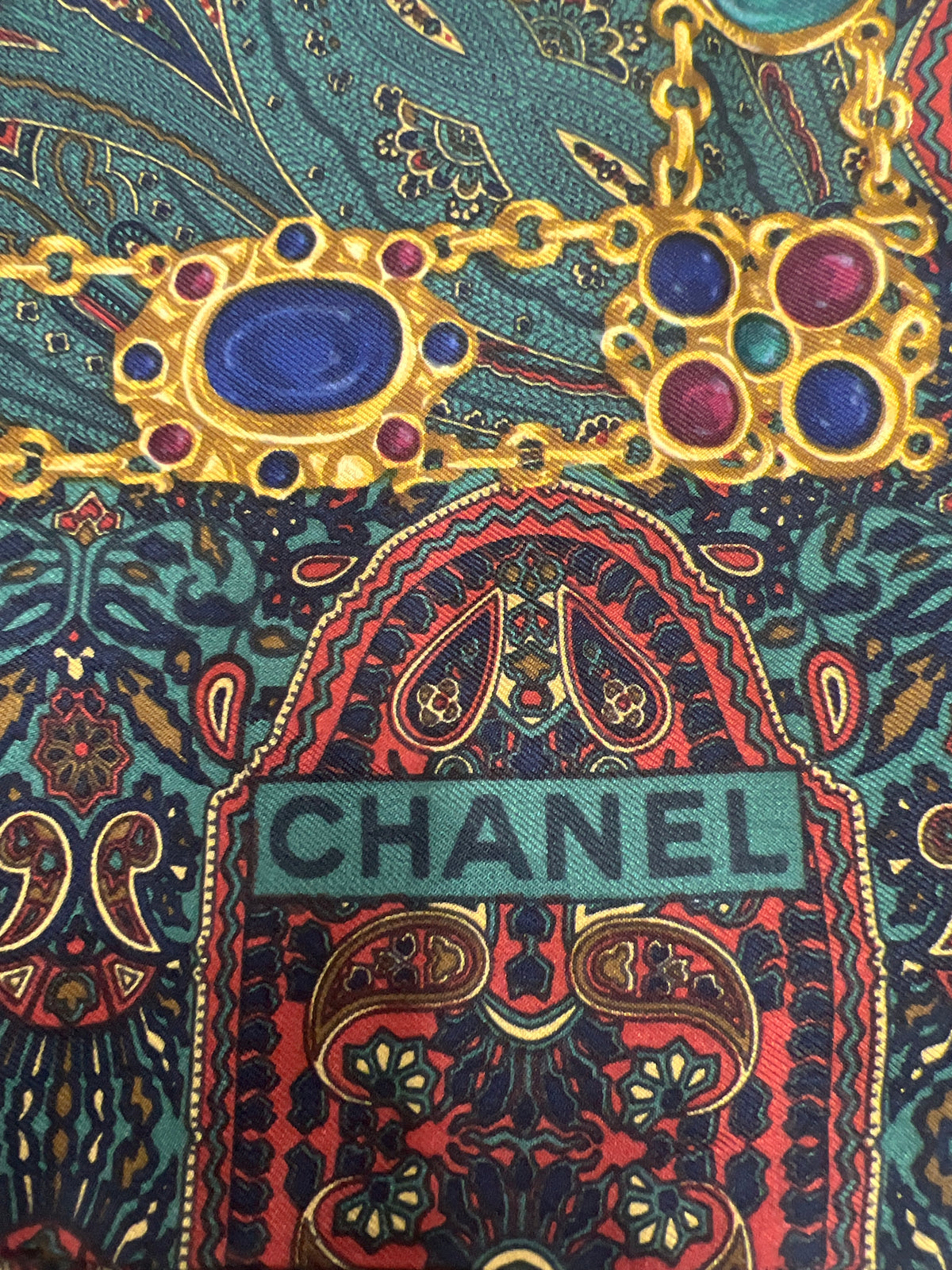 Chanel Green Scarves A-18631