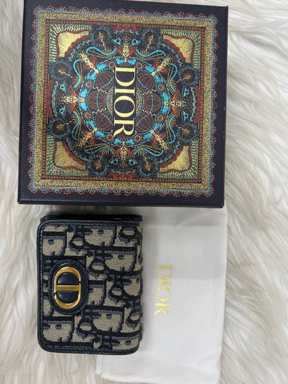 Dior Navy Wallets A-18648