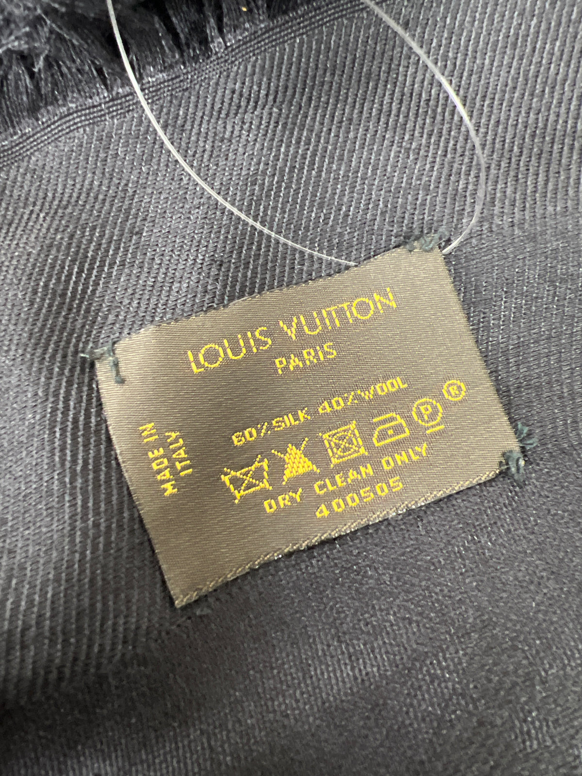 Louis Vuitton Black Scarves A-18653