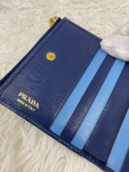 Prada Navy Wallets A-18671