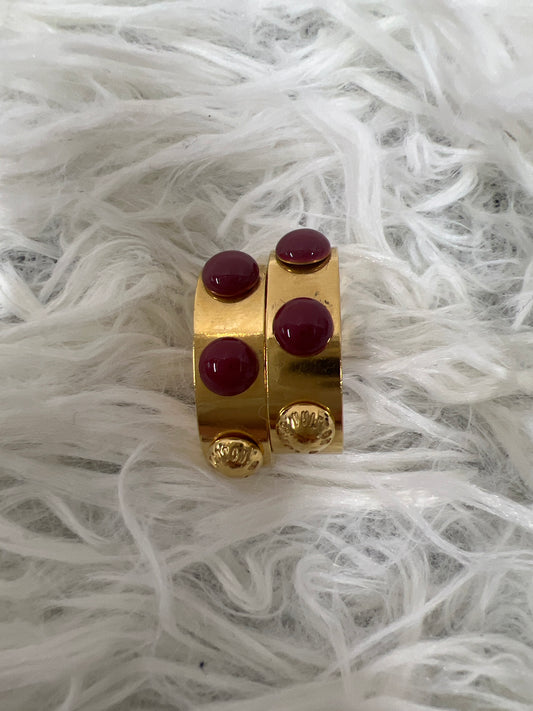 Louis Vuitton Gold Earrings A-18682