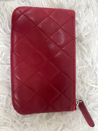 Chanel Red Wallets A-18702