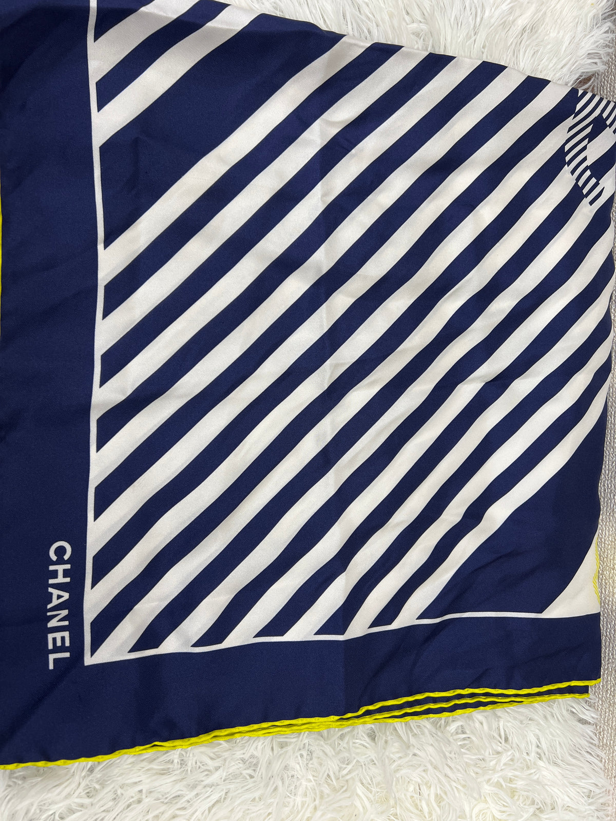 Chanel Navy Scarves A-18708