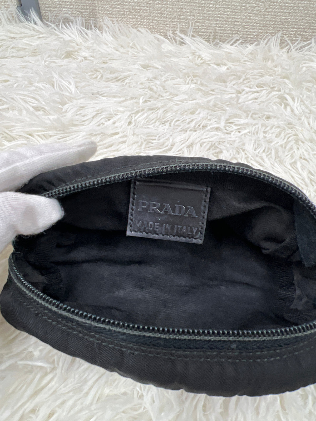 Prada Black Pouches A-18787