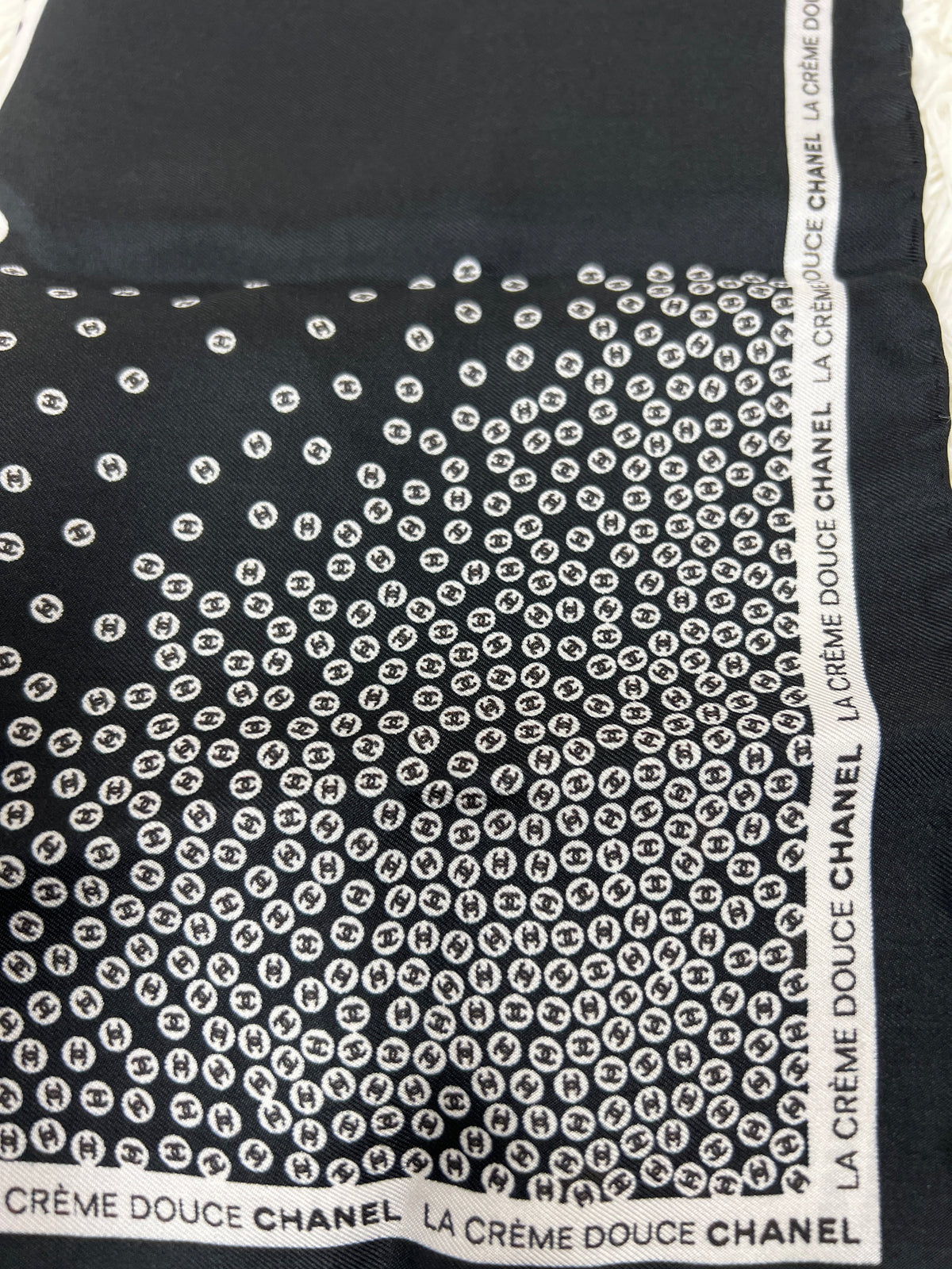 Chanel Black Scarves A-18807