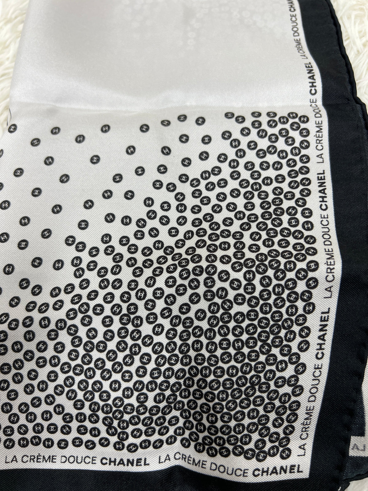 Chanel Black Scarves A-18807