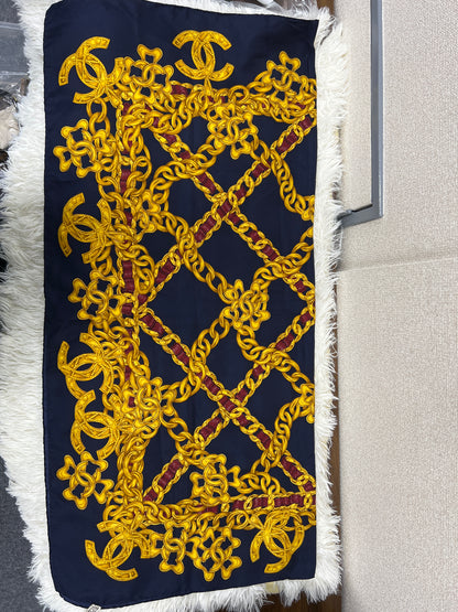 Chanel Navy Scarves A-18810